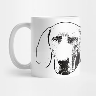 Weimaraner Face Design Mug